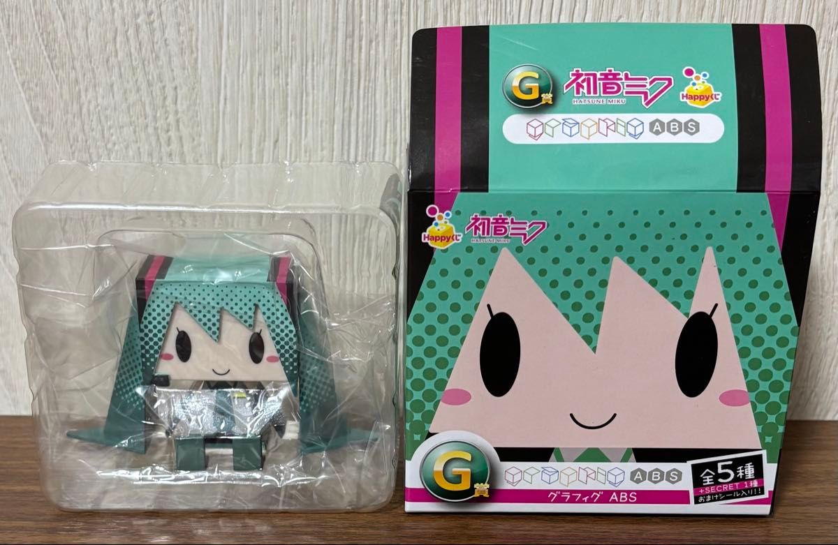 初音未来 手办 Happy抽奖 G奖 Graphig ABS Nasos 版 家庭便利店限定 全新