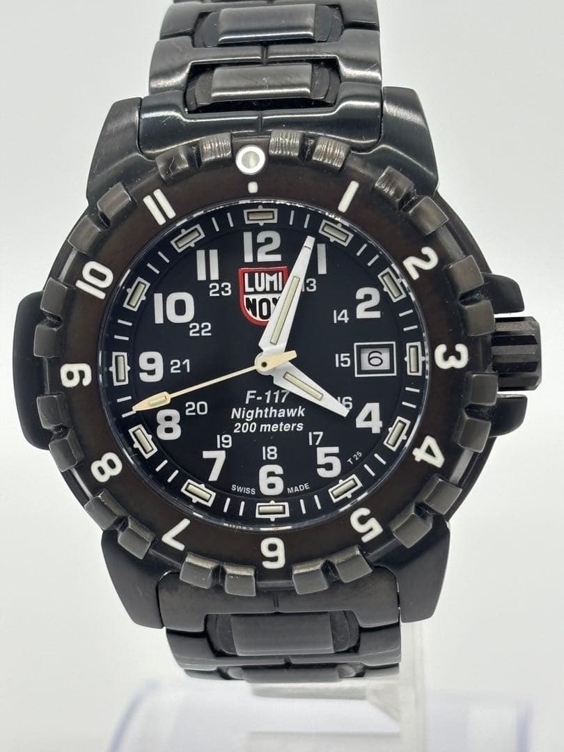 【品相极佳】LUMINOX 夜鹰石英款【F-117】带日期功能【可正常运行】男士款