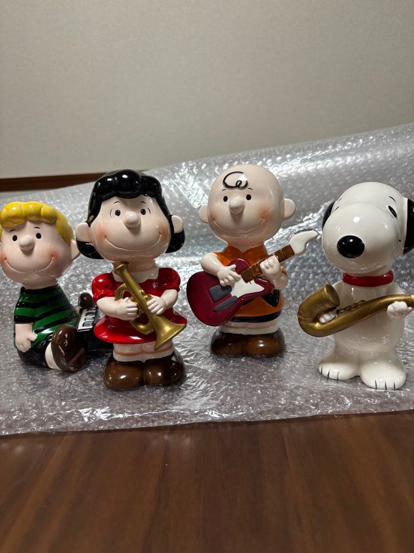 Snoopy Ceramic Piggy Bank Set of 4