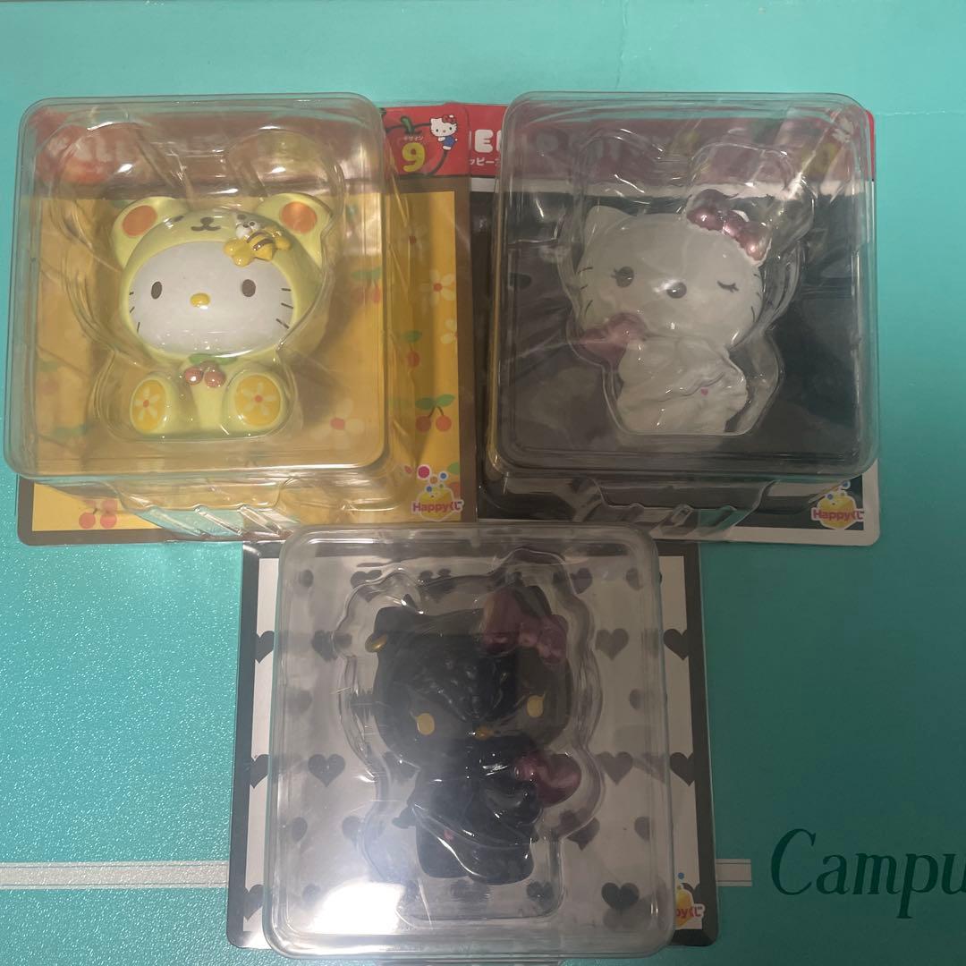 Hello Kitty Happy Lottery No.9.10.11 Figure 3-Piece Set