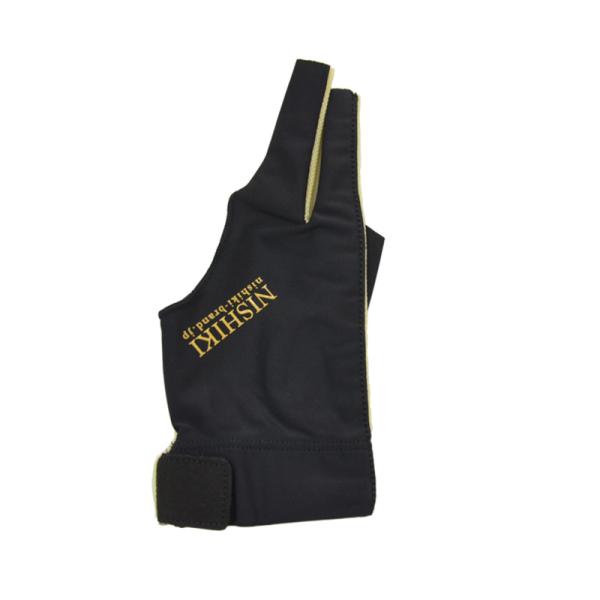 台球手套 NISHIKI【锦】手套 黑色 右手用 M(Glove BLACK)| 台球手套