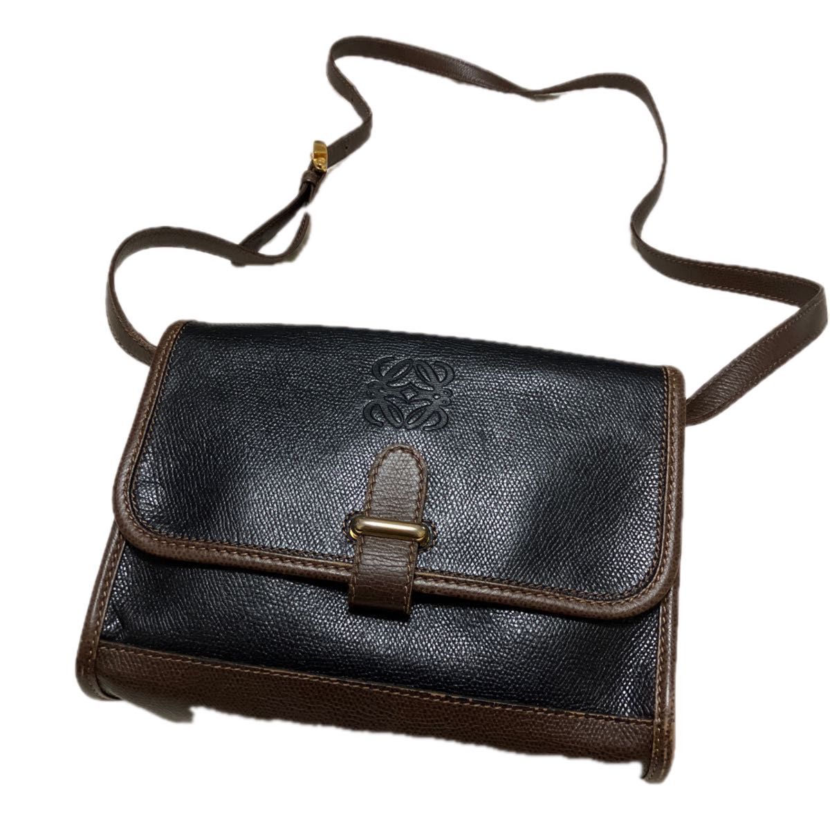 LOEWE Loewe Anagram Shoulder Bag, Bicolor