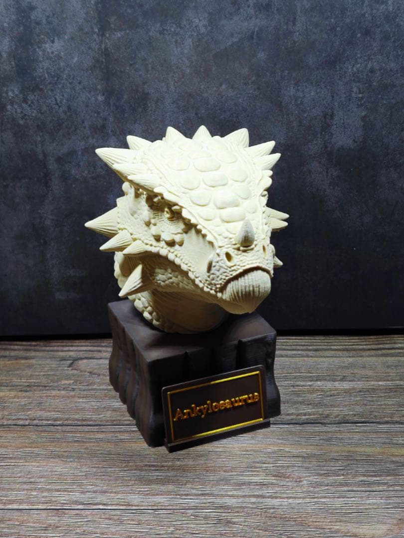 Ankylosaurus Dinosaur Bust Figure