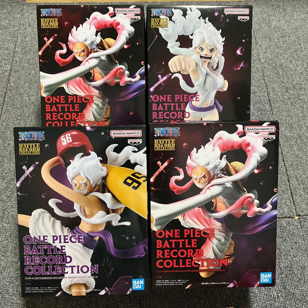 《海贼王》BATTLE RECORD COLLECTION 手办 x4