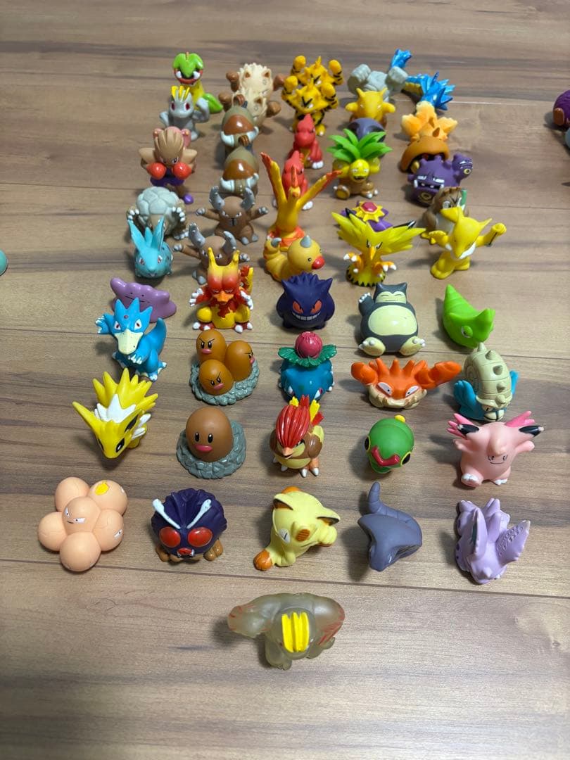 【初期】ポケモンキッズ 指人形 フィギュア 1997年 51体セット クリア含