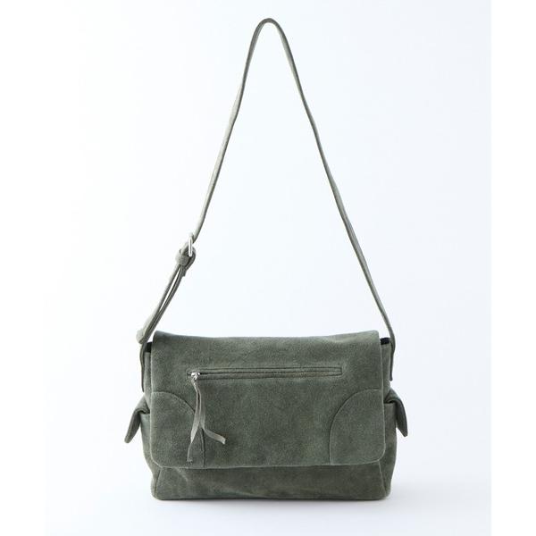 肩带挎包 “Parts Lab.” Cow Leather Flap Shoulder Bag/真实激光襟翼挎包男士女士