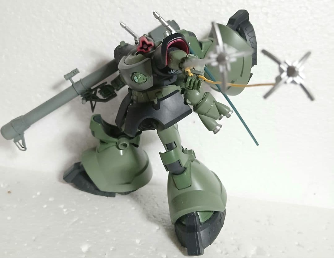 HG 1/144 全涂装吉姆阿克西斯版多姆普通机风涂装作品