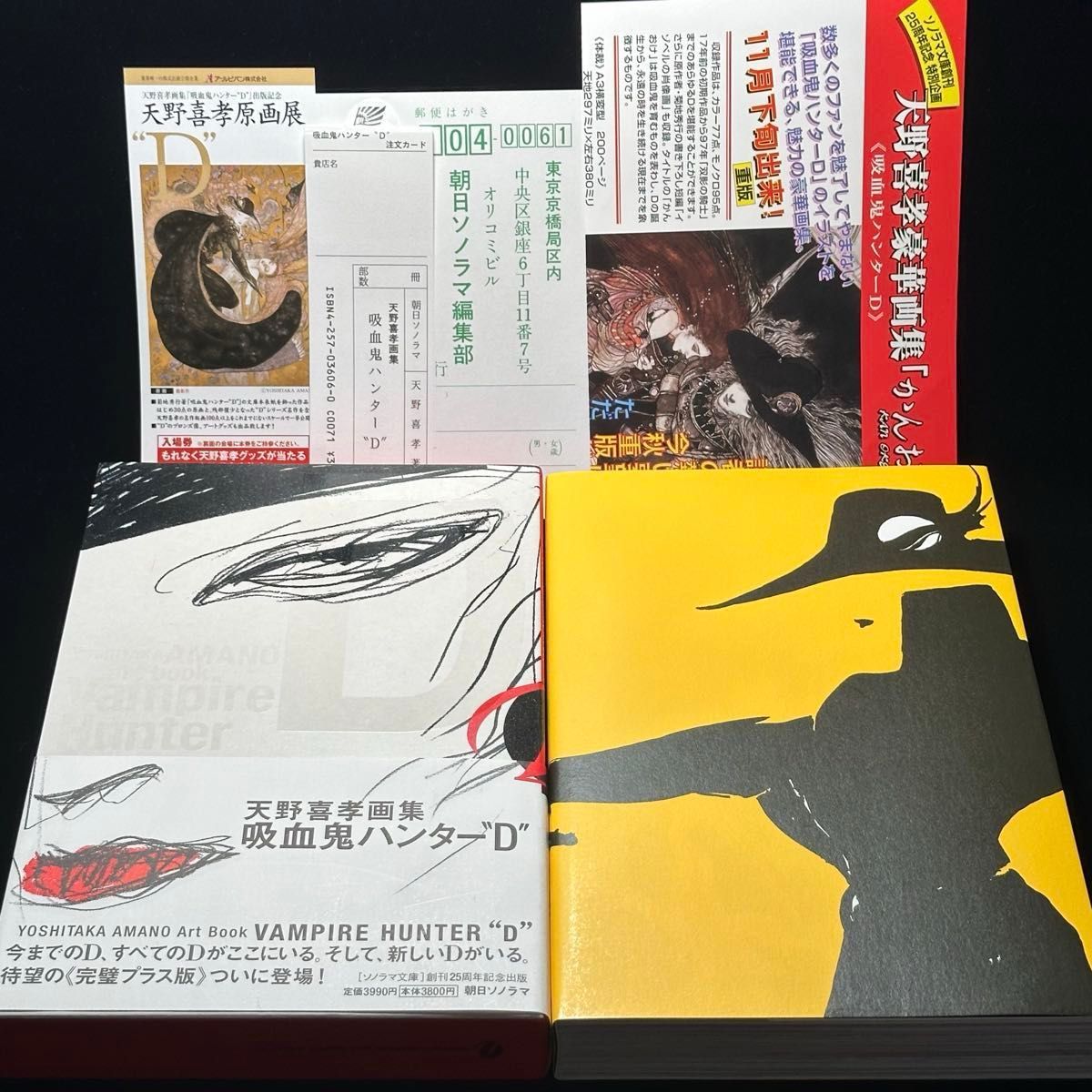 【全新/初版/品相极佳】吸血鬼猎人D 天野喜孝画集 吸血鬼猎人D艺术画册 ヴァンパイアハンターd