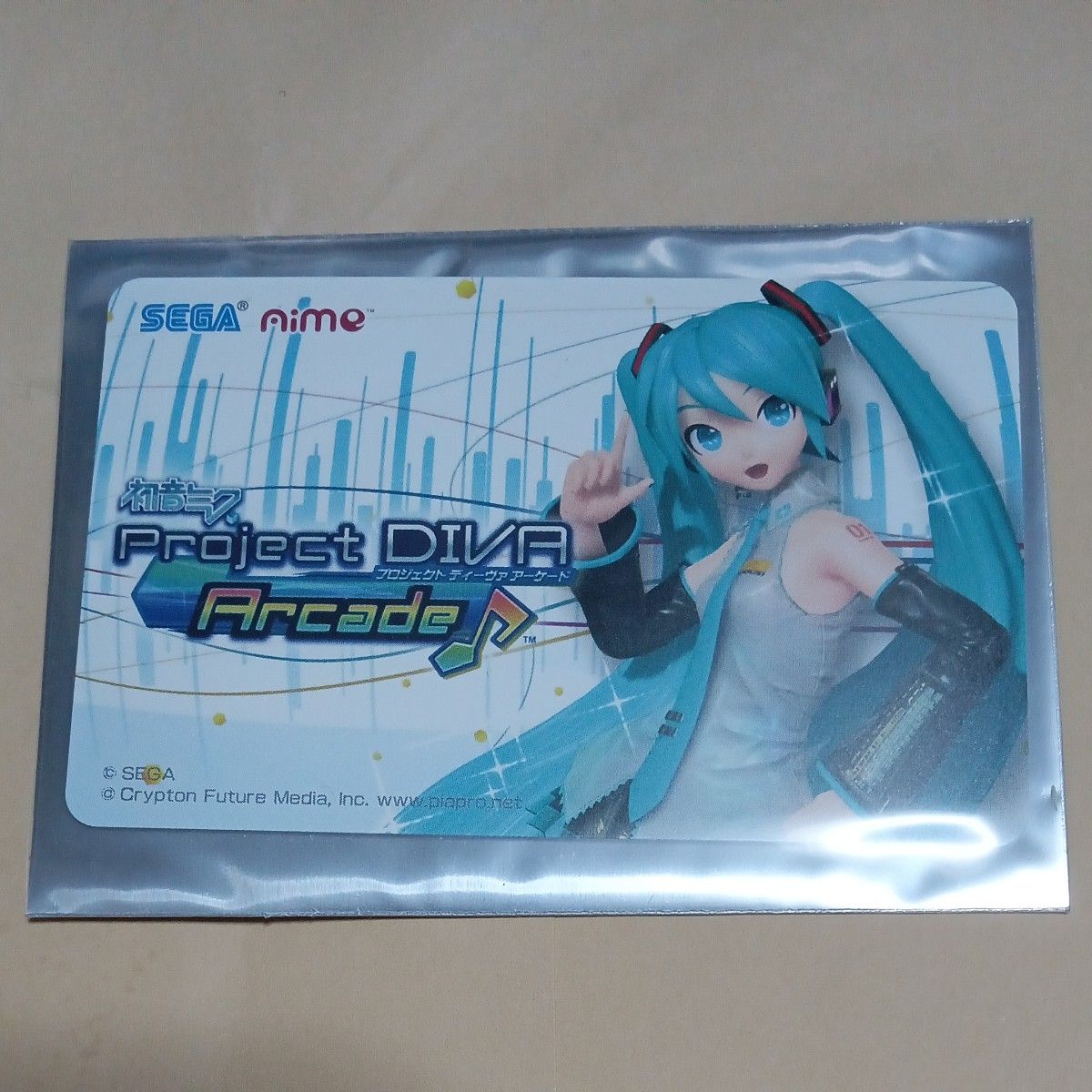 初音未来 艾米 IC卡 aime 世嘉 SEGA Project DIVA Arcade 项目女神 未使用品