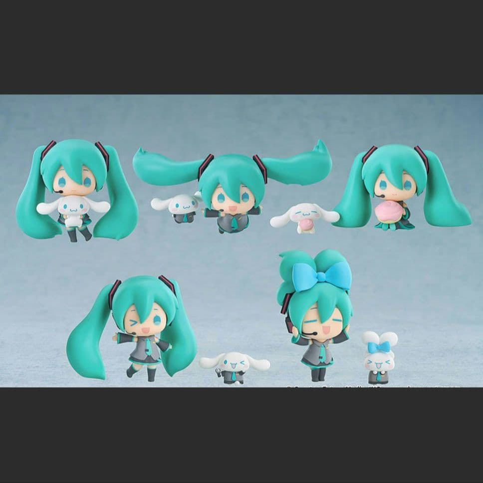 Trading Figure Hatsune Miku x Cinnamoroll 5-Pack Box Complete Set