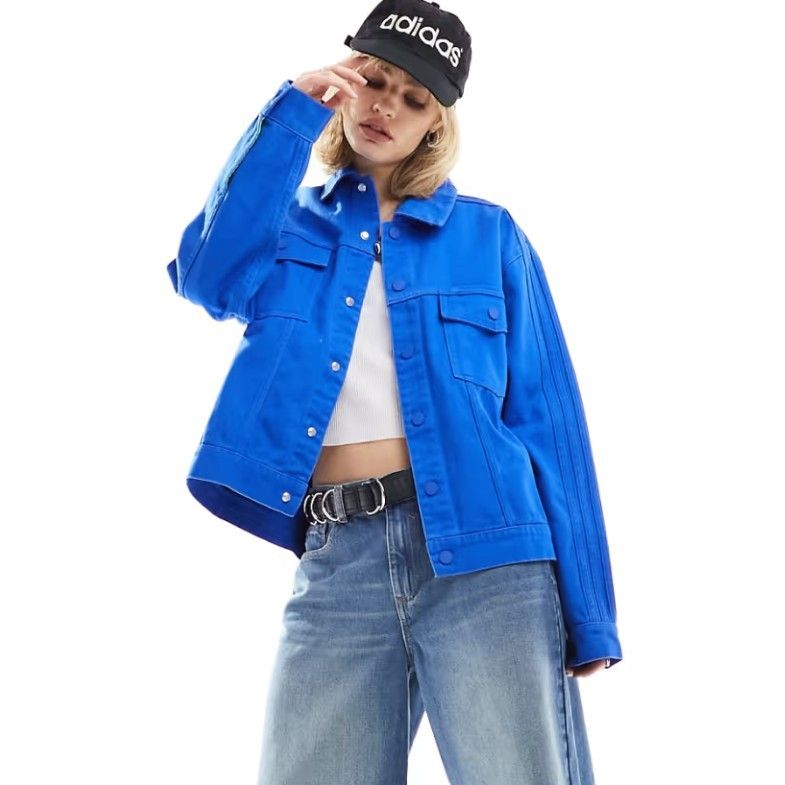 adidas KSENIASCHNAIDER 3Stripes Dyed Jacket 三条纹牛仔夹克