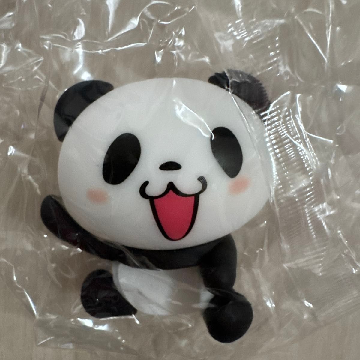 购物熊猫 探出头玩偶 乐天移动赠品