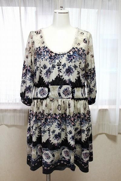 花卉图案 长款连衣裙 AXIS FEMME