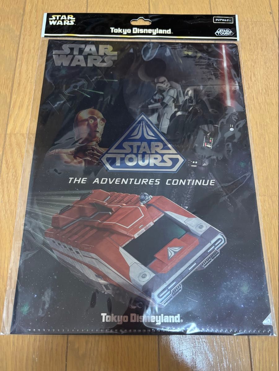 东京迪士尼乐园明星之旅透明文件夹STAR WARS