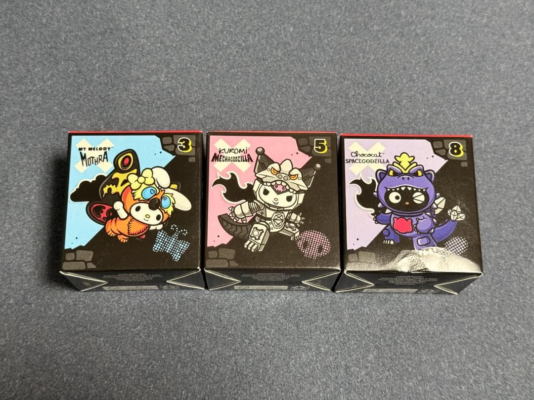 US McDonald's Sanrio x Godzilla 3-Piece Set: Chroby, My Melody