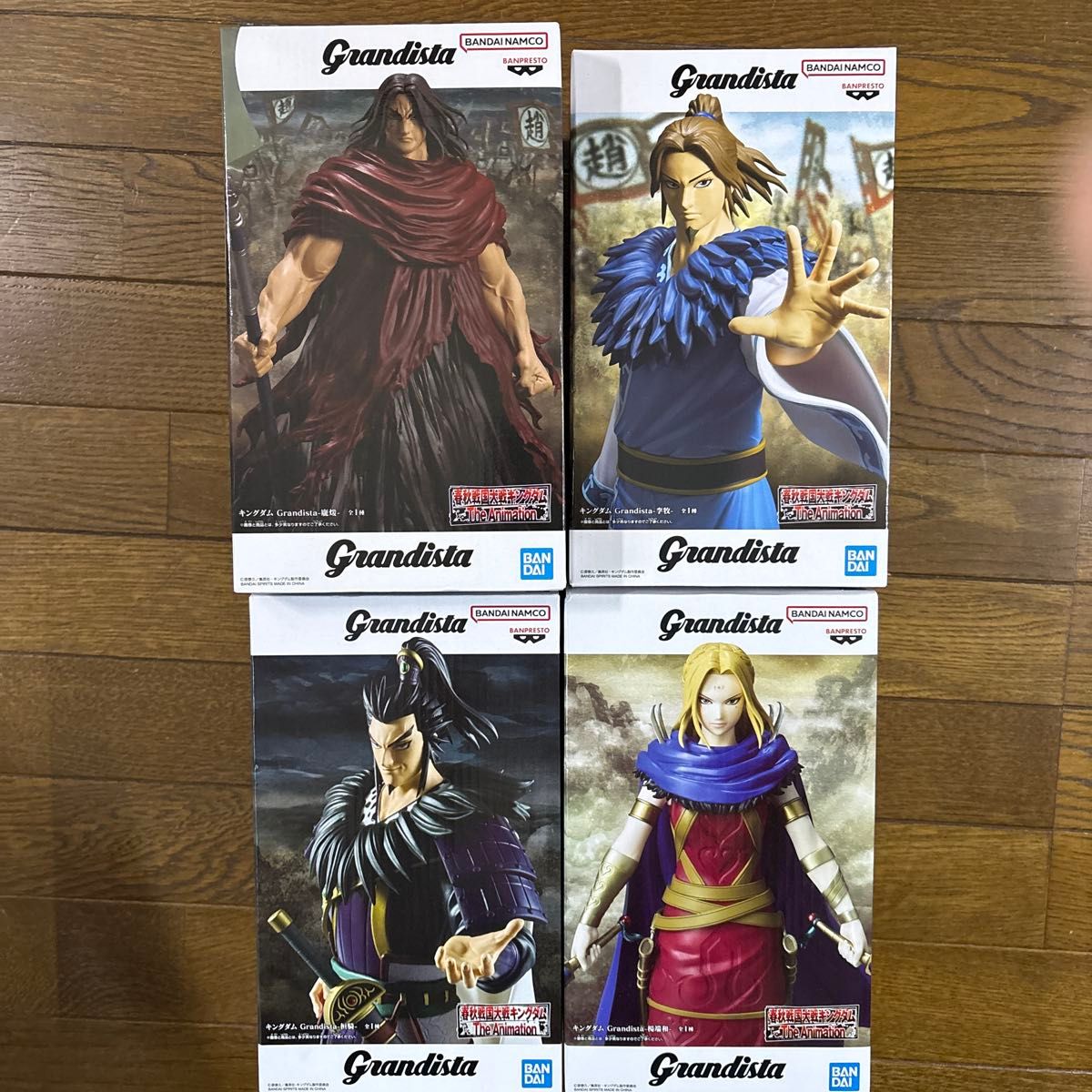 Kingdom Grandista 手办 4种套装 煖 李牧 桓骑 杨端和
