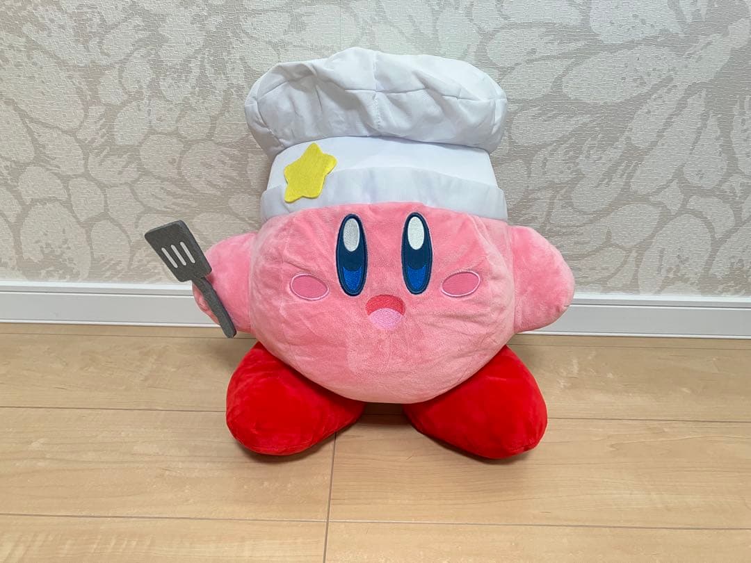 星之卡比 大型毛绒玩具 厨师卡比