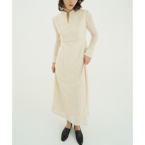 连衣裙 PIPING LINE LACE ONE PIECE