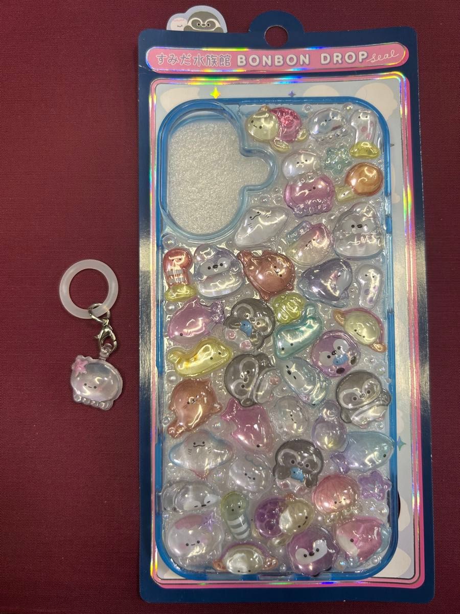 (SALE!)iPhone16外壳邦邦洛普贴纸限定墨田水族馆带omake