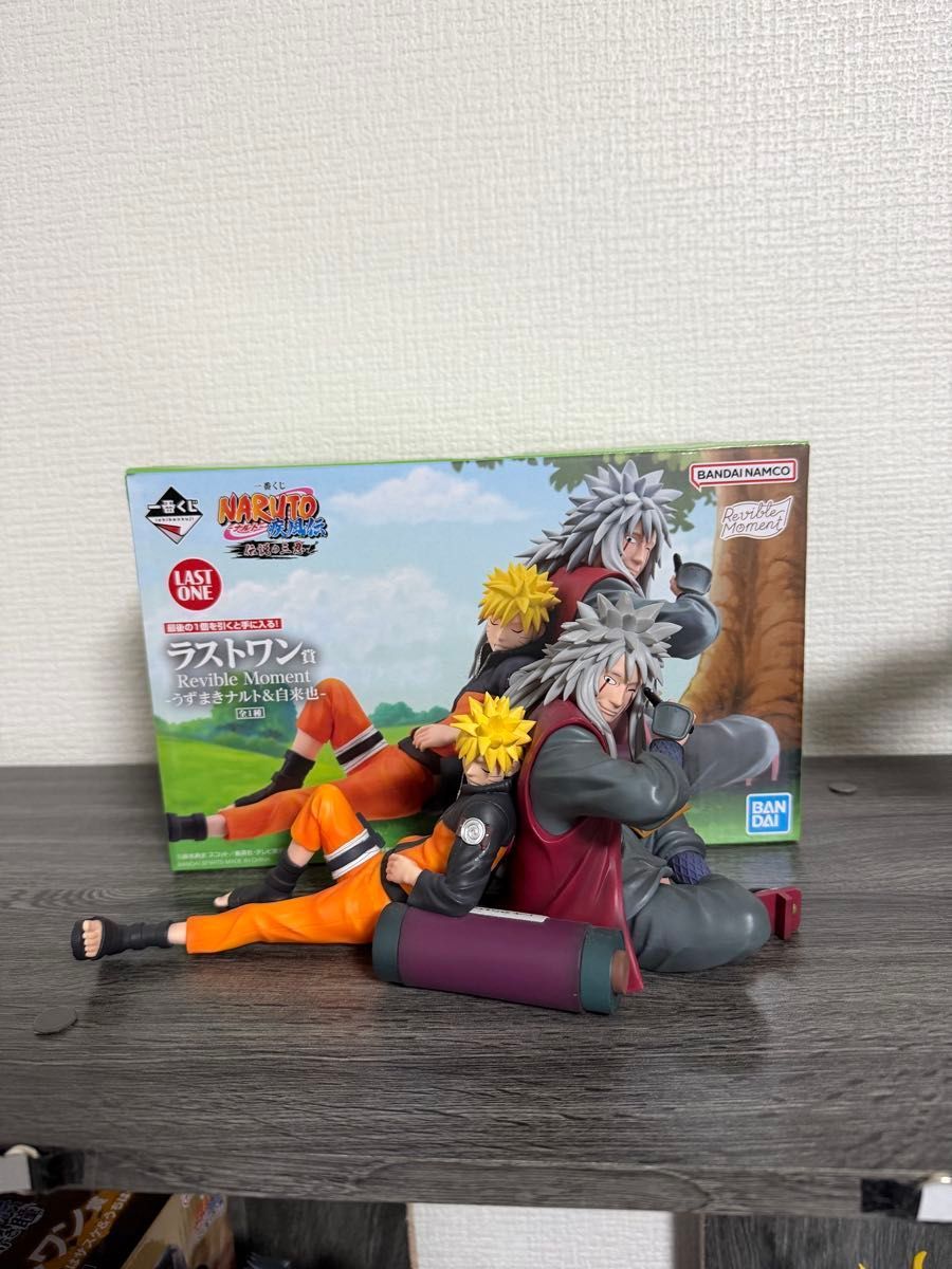 一番赏 NARUTO 最后一奖 漩涡鸣人&自来也 人偶