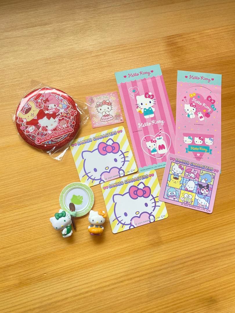 Hello Kitty Bulk Sale Set Gacha, Food Toy, Stickers