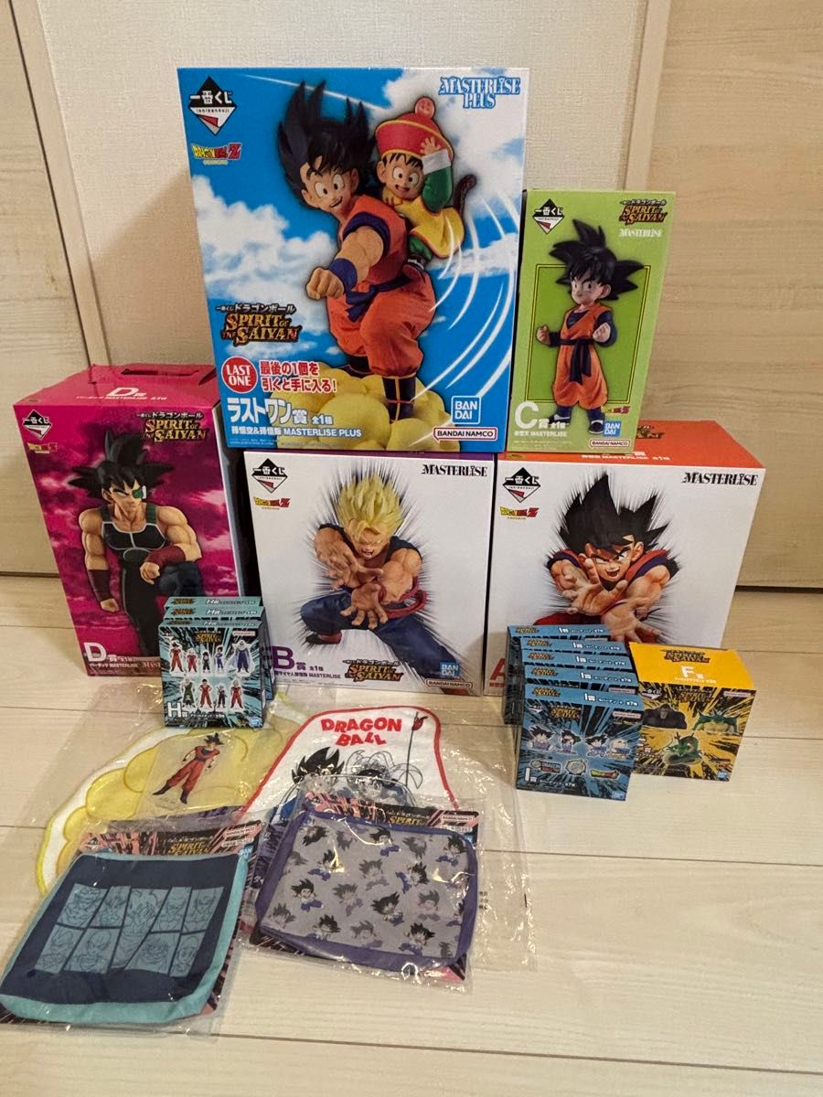 一番くji 龙珠 SPIRIT OF THE SAIYAN 手办·下位奖品打包出售