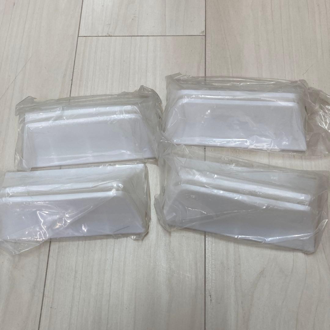 隔断 桌面夹 4个装 白色