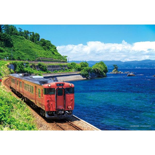拼图 108片 冰见线与富山湾（富山） ［CP-TM］ YAM-01-2083