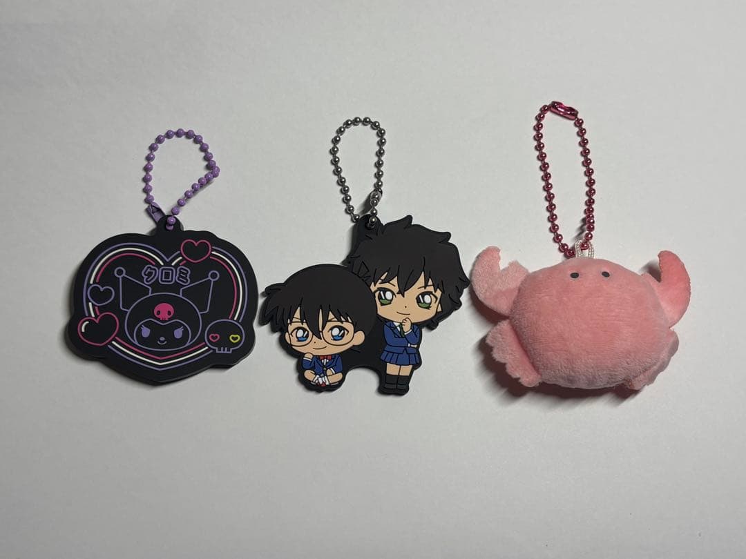Kurumi Detective Conan Crab Keychain 3-Piece Set