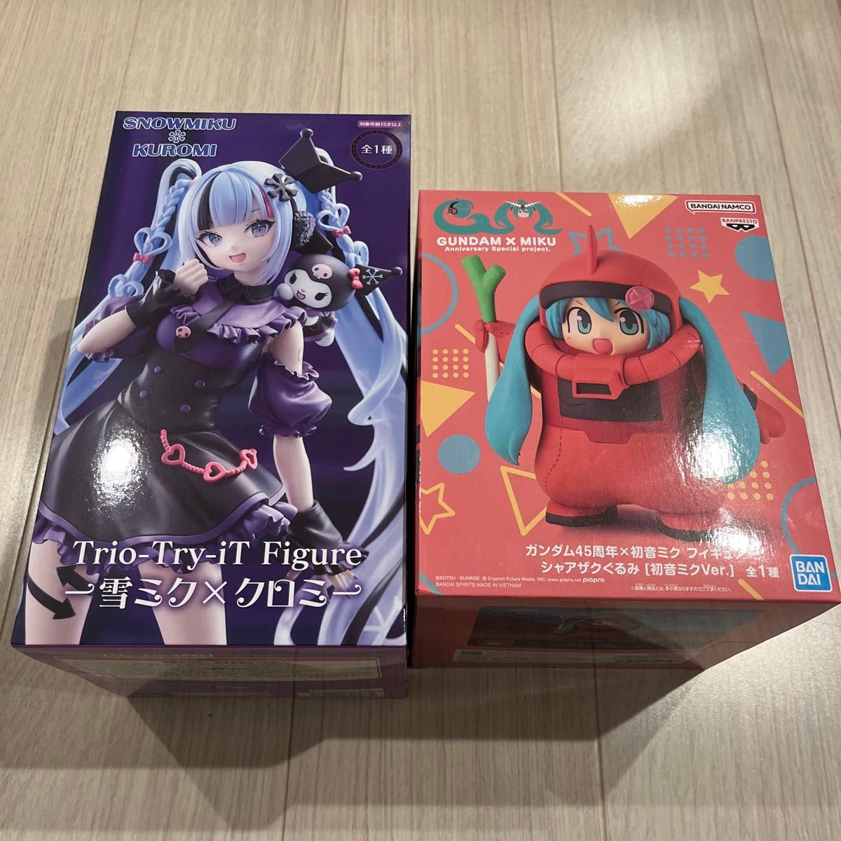 雪未来 × 克洛米 初音未来 夏亚扎古玩偶