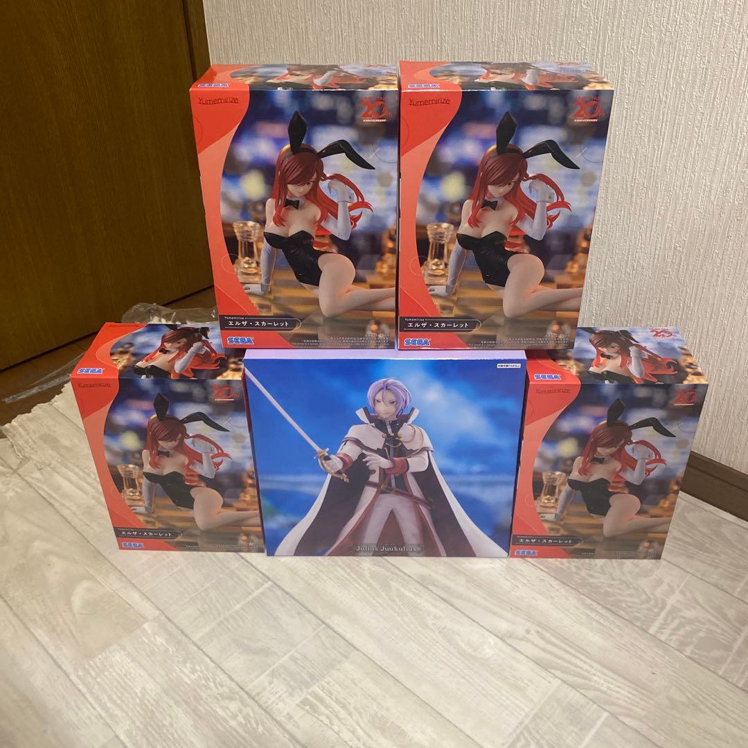 FAIRY TAIL Re:Zero Figures 5-Piece Set