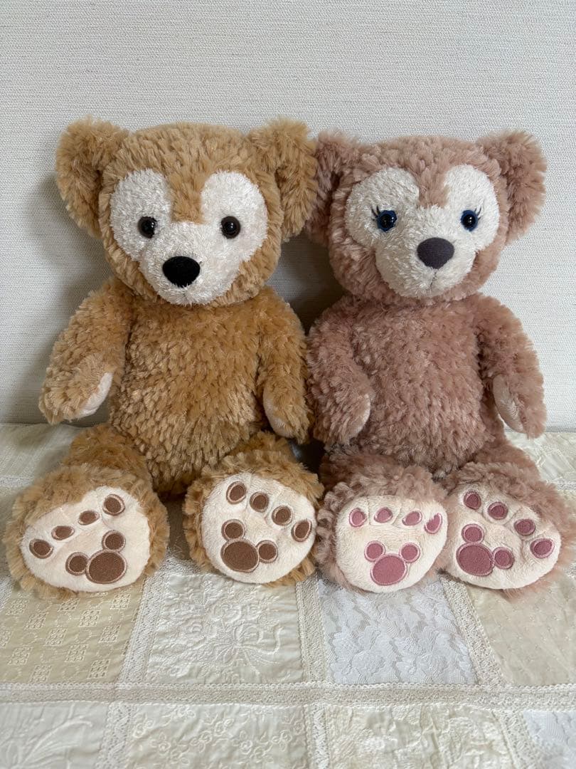 达菲、雪莉梅毛绒玩具 2件套