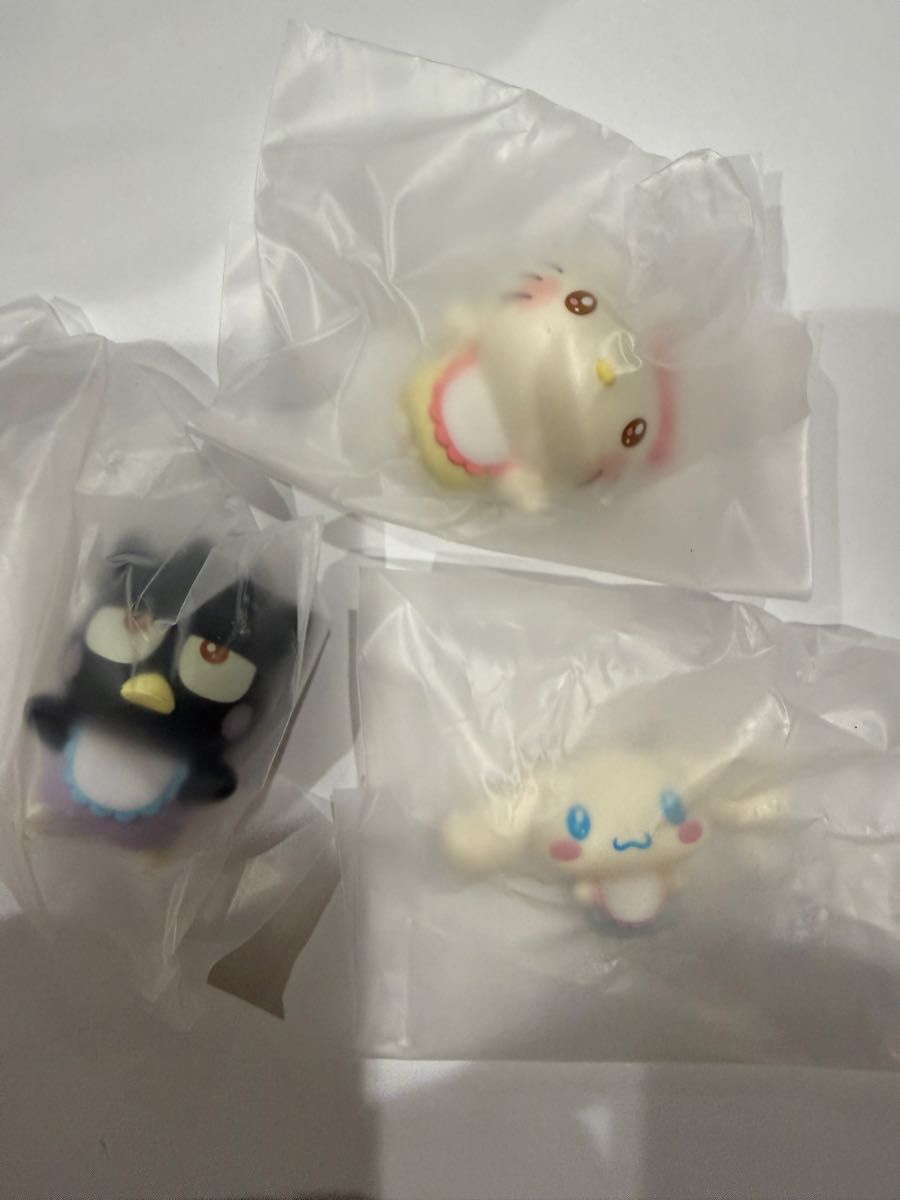 Sanrio Characters Mini Figure 3-Piece Set: Hello Kitty, Badtz-Maru, Cinnamoroll