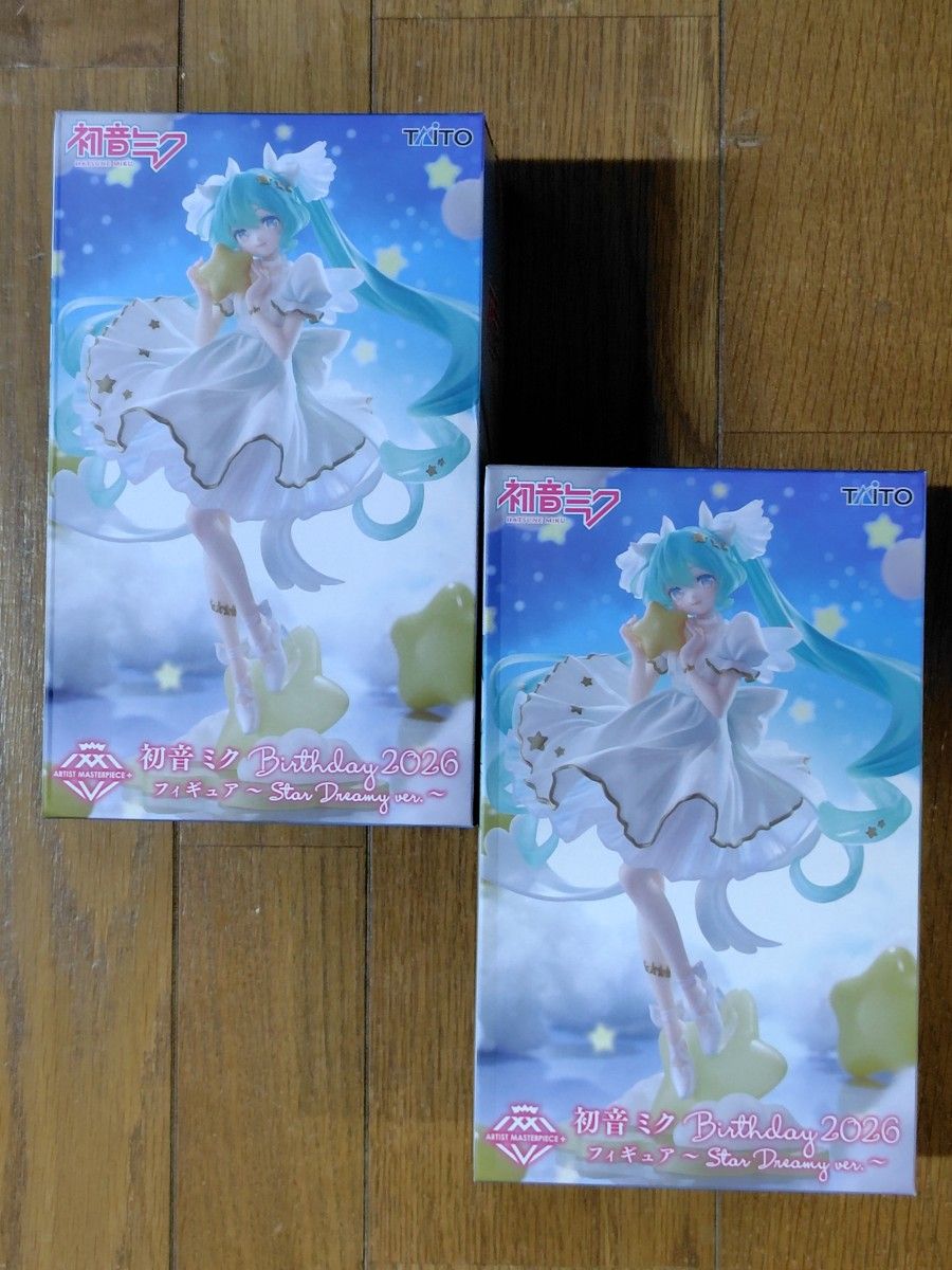 初音未来 AMP+ 手办「Star Dreamy」2个套装(未开封)