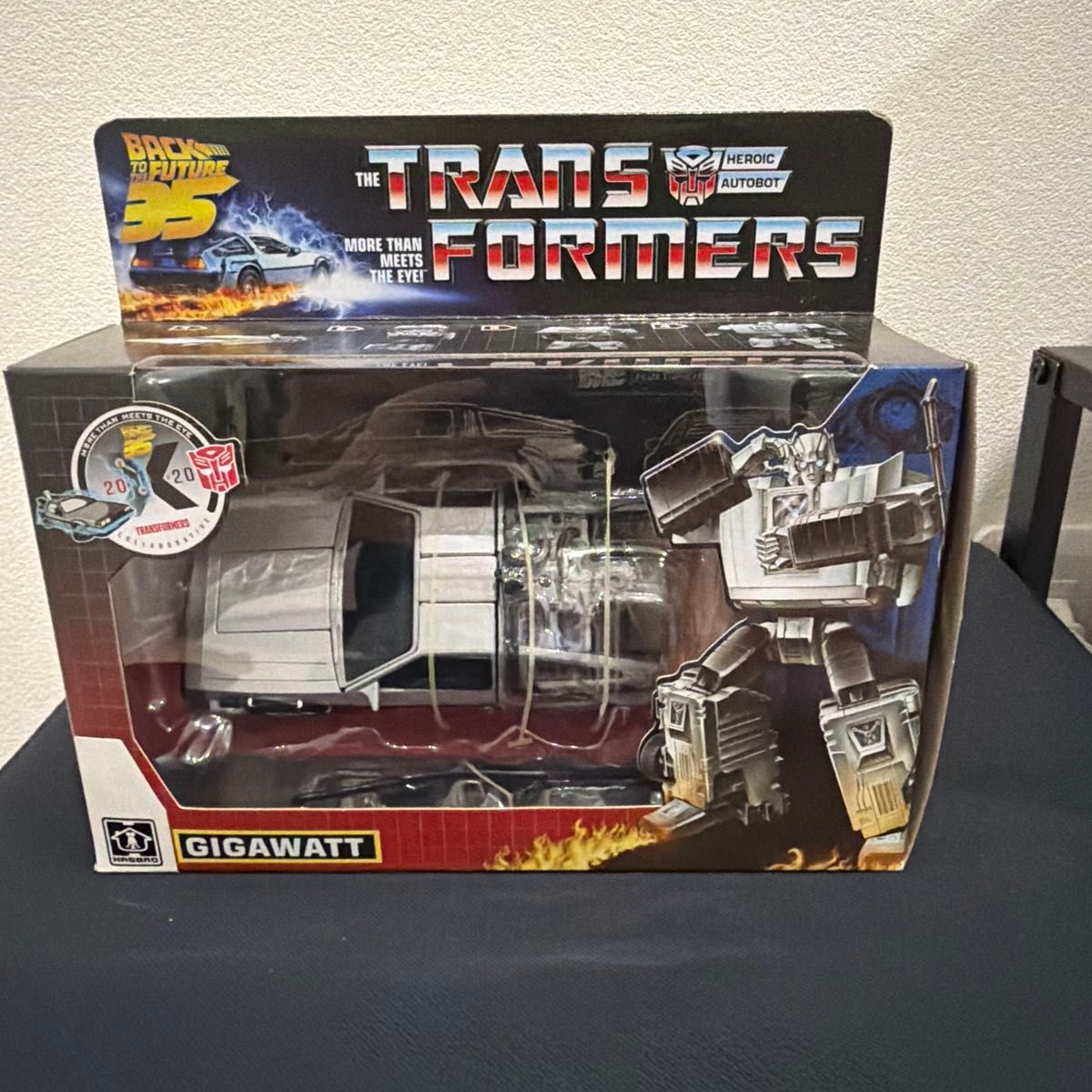 Transformers GIGAWATT DeLorean Back to the Future 35th Anniversary