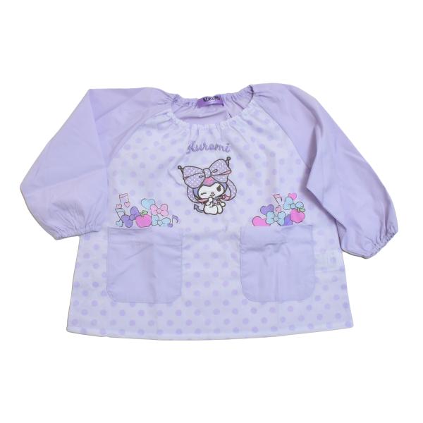 Free Shipping♪ Sanrio My Melody Kuromi Smock for Girls Preschoolers School Kids Long Sleeve ( 631KU6031 )