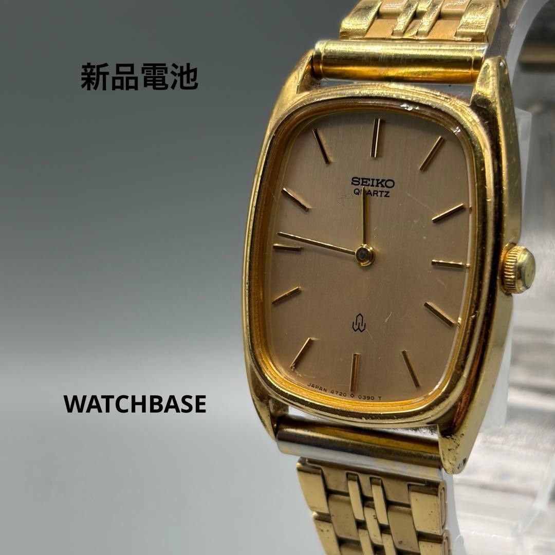 SEIKO精工4720-5100手表方形组合复古