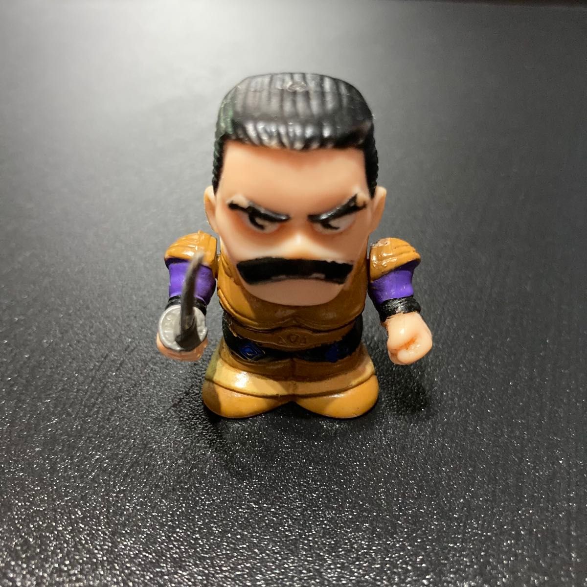 Final Fantasy VI Kain Retro FB Collection Soft Vinyl Full-Color Figure FFVII Vintage PVC Eraser Gacha