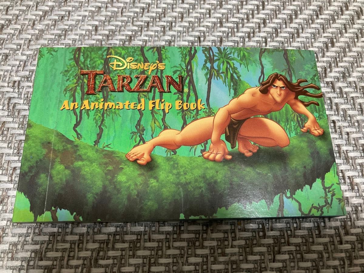英文原版书 迪士尼 泰山 TARZAN 动画翻页书