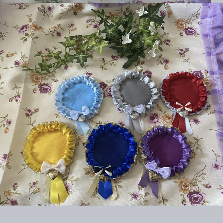 Rosette 徽章 丝带心形