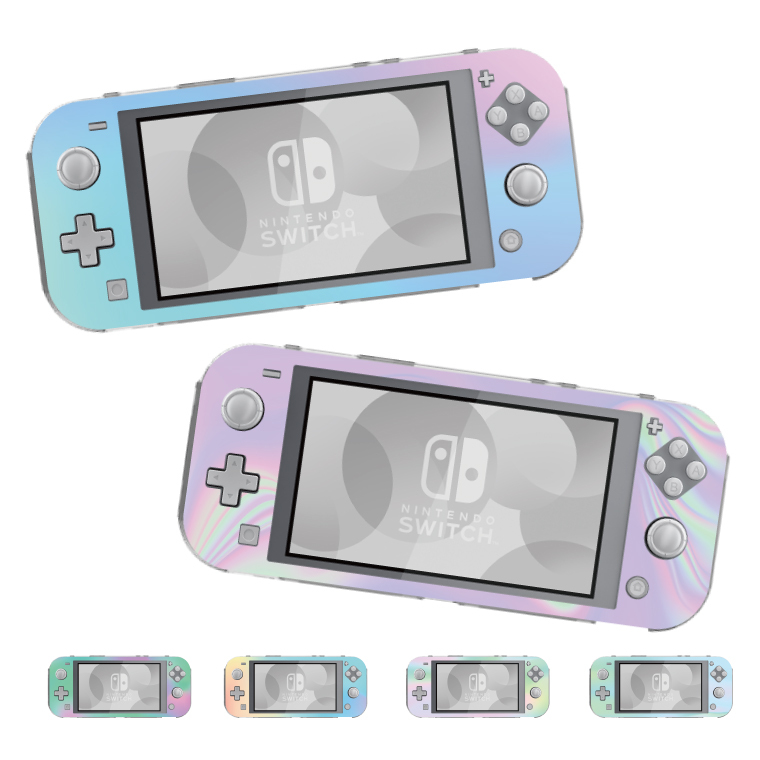Nintendo Switch Lite外壳盖开关灯可爱时尚大人儿童儿童玩具游戏渐变简单彩色