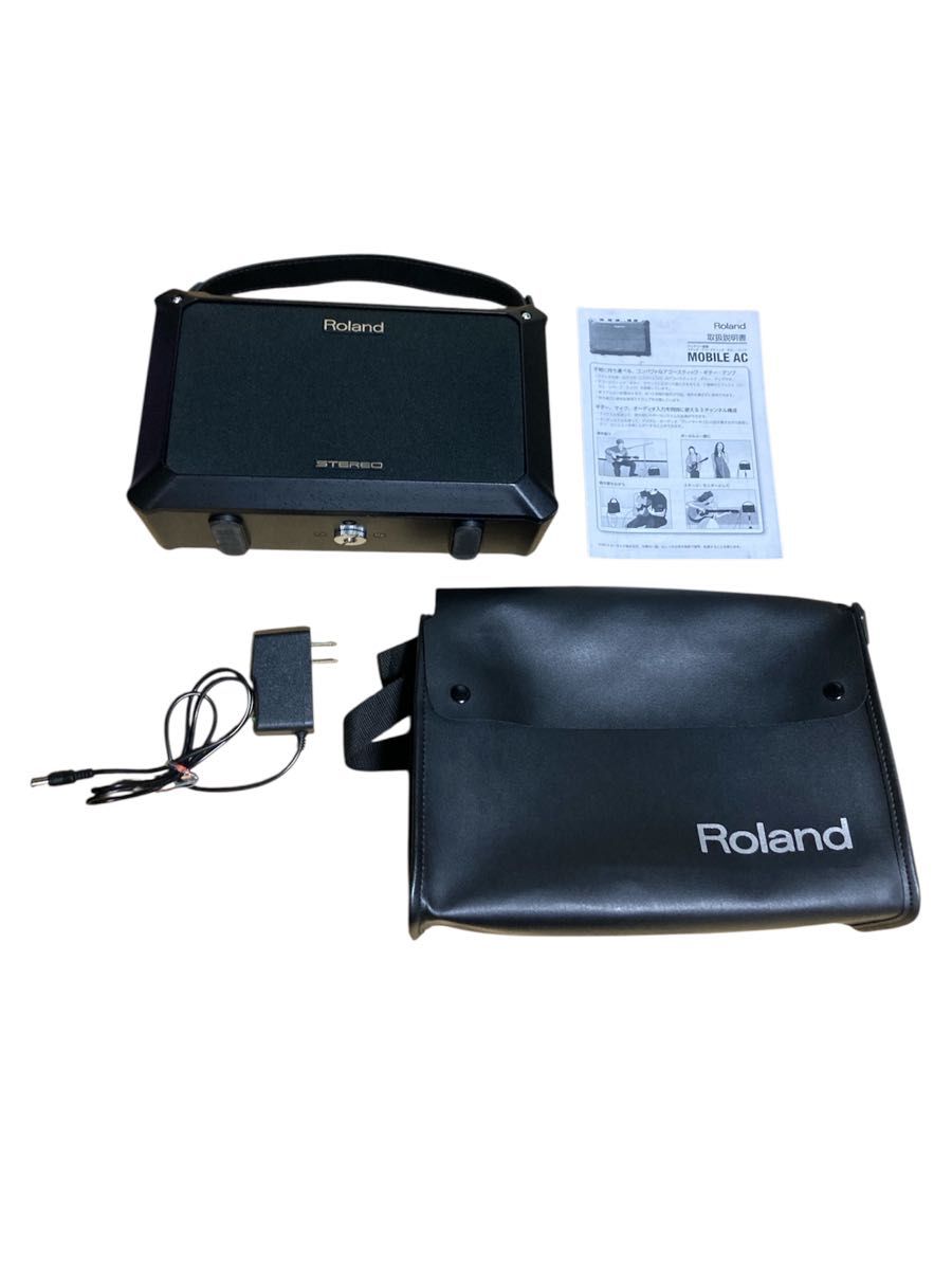 带Roland MOBILE AC原声吉他用放大器专用外壳