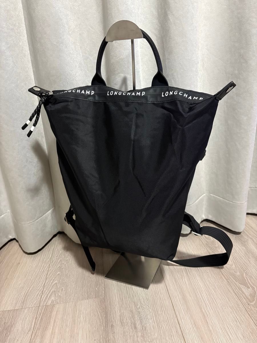 LONGCHAMP Energy 2-Way Backpack/Tote Bag, Black