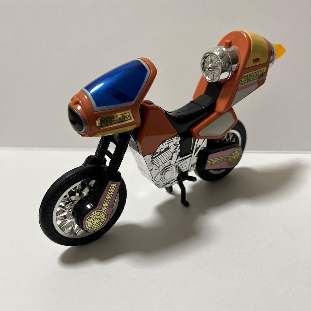 超力战队兽连者 粉红喷射机摩托车 1995年 万代 日本制造