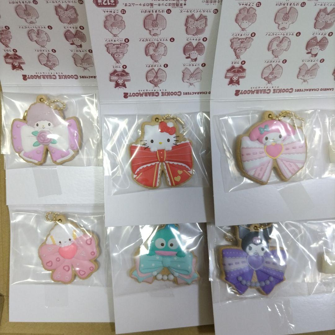 Sanrio Characters Cookie Charm Cott 6-Piece Set