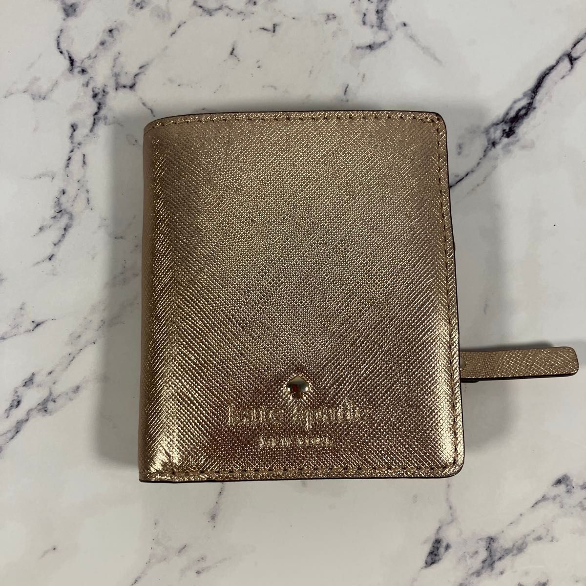 Kate spade new york kate spade bi-fold purse gold