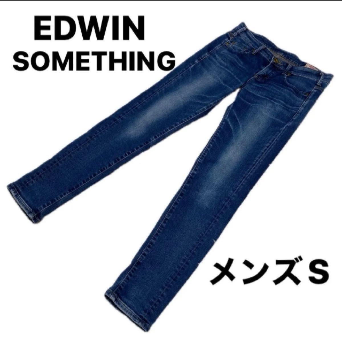 EDWINSOMETHING 男士S码 弹力紧身牛仔裤 复古做旧