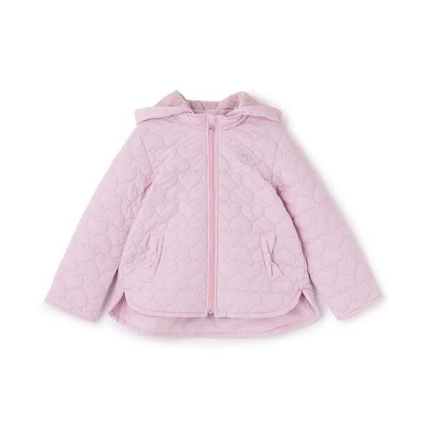 キルティング ブルゾン アウター 「人気商品再入荷」「直営店で取り扱い無し」ハートキルト　ブルゾン キッズ 子供服 女の子
