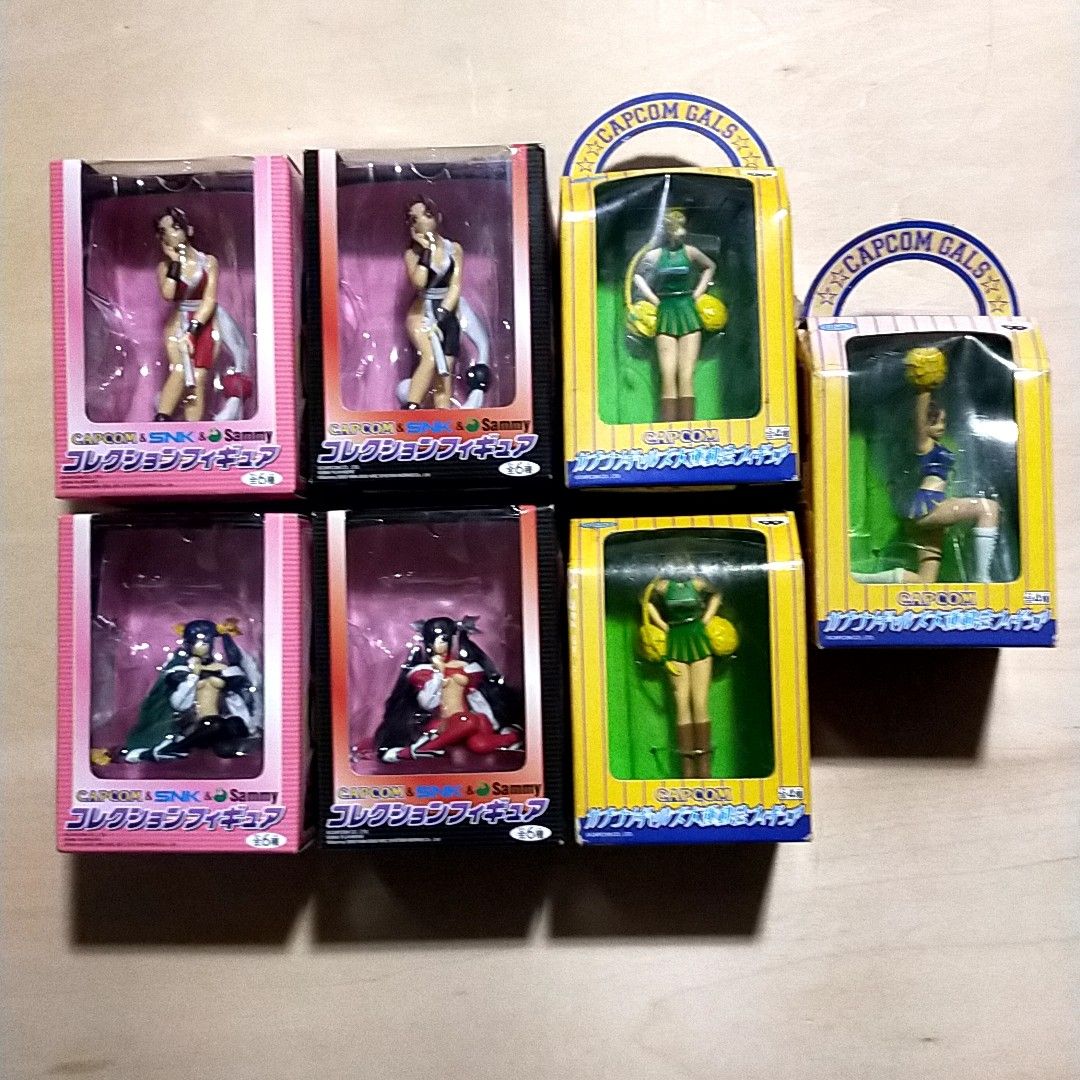 CAPCOM SNK Sammy Collection Figure Mai Shiranui, Dizzy, Chun-Li, Cammy