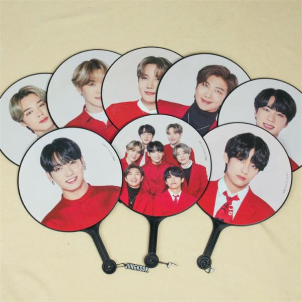 送料無料 BTSグッズ うちわ 団扇 防弾少年団 バンタン BT21 写真 応援グッズ ARMY 夏 MAP OF THE SOUL ON:E 人気 韓流 韓国 女の子 男の子 小学生 中学生